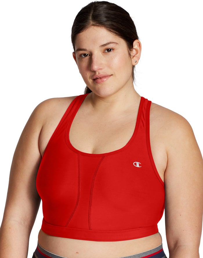 Champion Plus Vented Sport Bh Dames - Rood - Belgie 0326UYGVQ